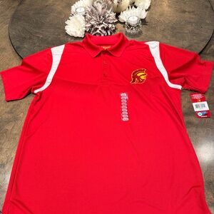NWT Official Trojan’s Apparel Men’s Polo, Size Large